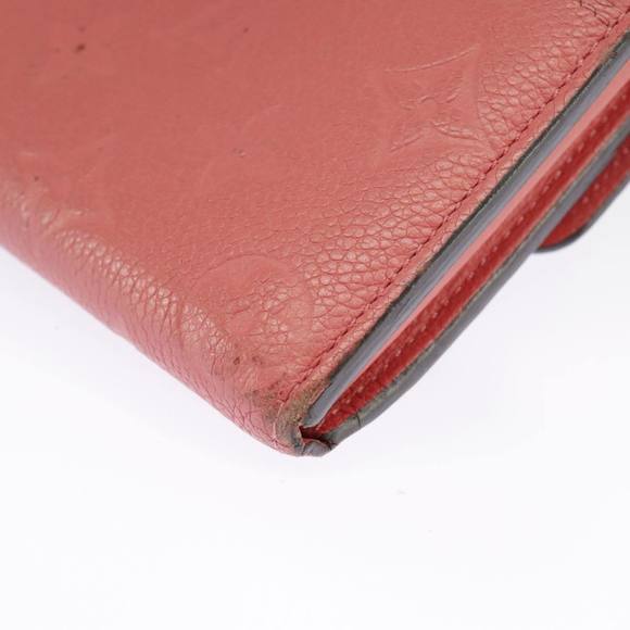 LOUIS VUITTON Empreinte Portefeiulle Sarah Long Wallet Pink M61801 Auth am7135 - Picture 16 of 16